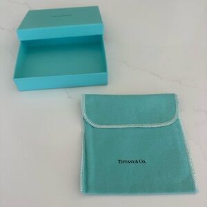 Tiffany & Co. flannel dust bag with box